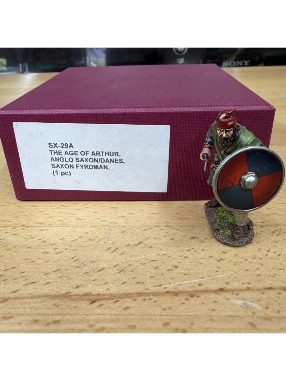 John Jenkins Designs SX-29A Age of Arthur Saxon Fyrdman Toy Soldier Boxed